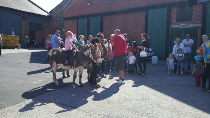 Donkey rides at Elsecar (Photo credit: Christine Cameron)