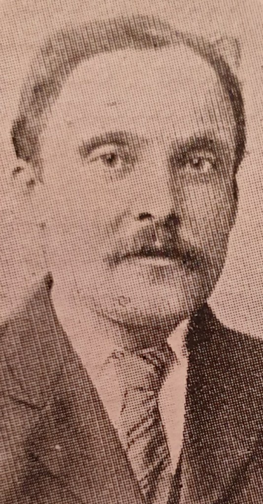 Photographic portrait of John Hoskins, Treasurer of the Yorkshire Miners Association